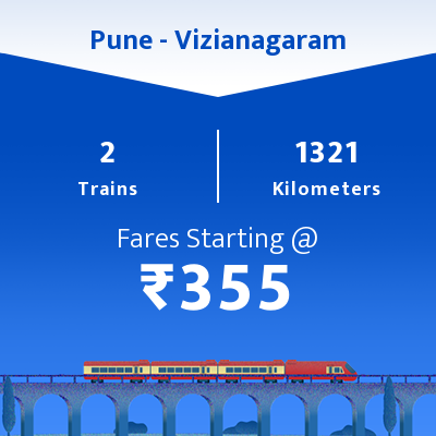 Pune To Vizianagaram Trains